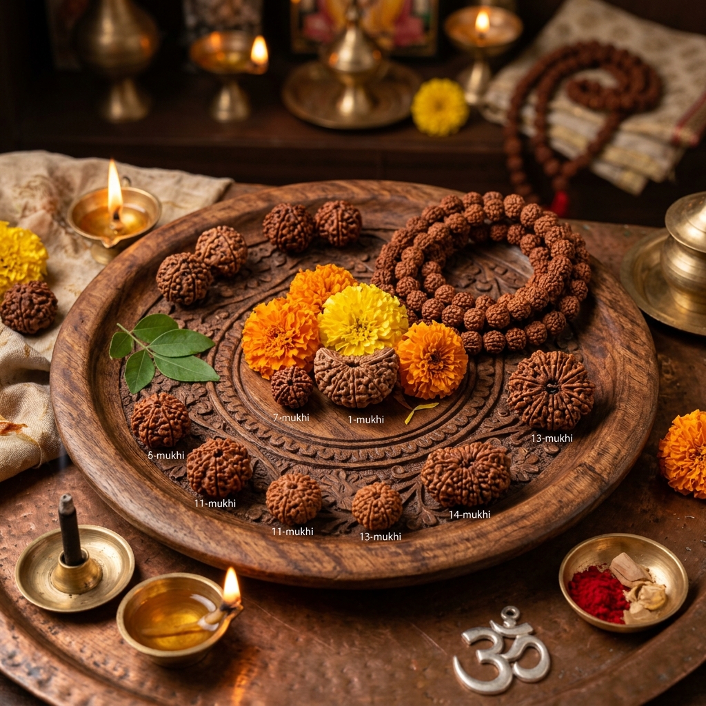 Sacred Rudraksha Beads